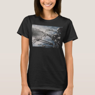 Welkom, niet-dood Zombie Skeleton Scary Spooky T-S T-shirt