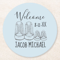 WELKOM Nieuw Aankomst Baby Schoenen Douche Blauw