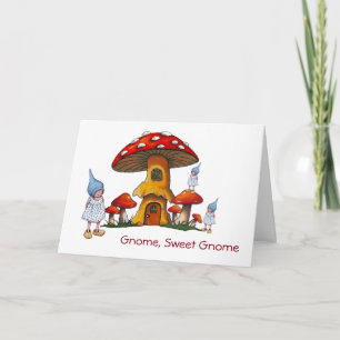 Welkom Nieuw Huis, Gnomes, Fantasy Art, Toadstools Aankondiging