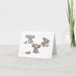 Welkom, nieuwe baby kaart