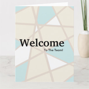 Welkom nieuwe medewerker kaart