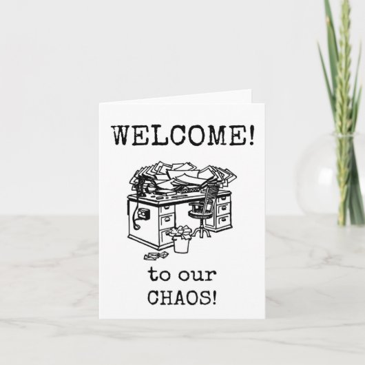 Welkom nieuwe medewerker, Team Kaart (Voorkant)