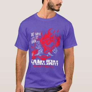 Welkom Night City Samurai We Hebben Een Stad Brand T-shirt