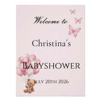Welkom om te signeren perfect poster