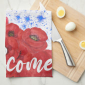 Welkom op 4 juli theedoek (Quarter Fold)