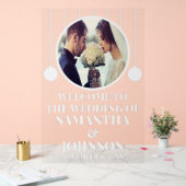 Welkom op Aangepast fotohuwelijk Acryl Bord (Huwelijk)