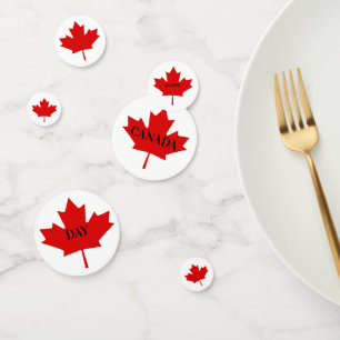 welkom op Canada Day esdoornblad tafelconfetti Confetti