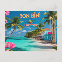 Welkom op Curacao ansichtkaart