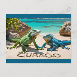 Welkom op Curacao ansichtkaart Feestdagenkaart