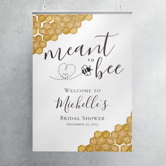 Welkom op de Bruidsfeest van Meant to Bee Poster