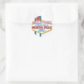 Welkom op de Fabulous North Pole Ronde Sticker (Tas)