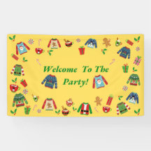 Welkom op de gele lelijke trui party