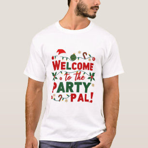 Welkom op de kerstparty t-shirt