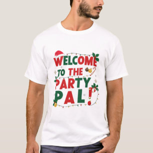 Welkom op de kerstparty t-shirt