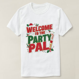Welkom op de kerstparty t-shirt
