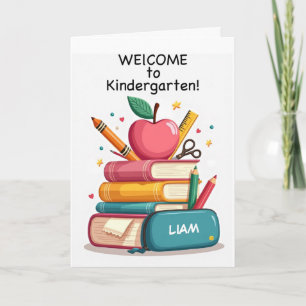 Welkom op de kleuterschool van Teacher Personalize Kaart