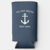 Welkom op het bord  Nautical Anchor Boat Name (Voorkant)