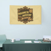 Welkom op het Match Day 2026-feest Spandoek (Beurs)