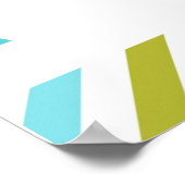 Welkom op onze feestbanner poster (Hoek)