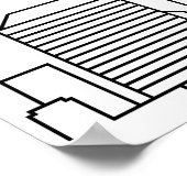 Welkom op onze Nashville bruiloft! Poster (Hoek)