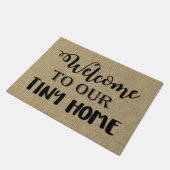 Welkom op onze Tiny Home deurmat (Schuin)