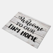 Welkom op onze Tiny Home deurmat (Schuin)
