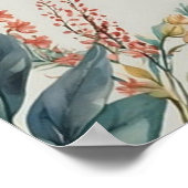 Welkom op onze trouwposter poster (Hoek)