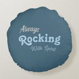 Welkom op onze veranda / Altijd / Winter kleuren / Rond Kussen