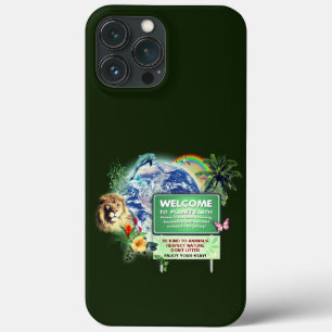 Welkom op Planeet Aarde Phonehoes iPhone 13 Pro Max Hoesje