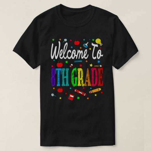 Welkom op school t-shirt (Design voorkant)