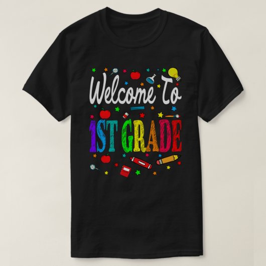 Welkom op school t-shirt (Design voorkant)