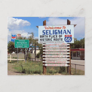 Welkom op Seligman Route 66 Briefkaart! Briefkaart