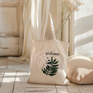 Welkom   Palm Getaway Canvas tas