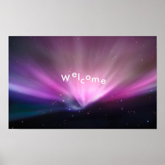 welkom poster (Voorkant)
