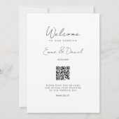 Welkom QR Code Wedding Gallery (Voorkant)