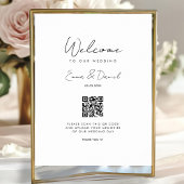 Welkom QR Code Wedding Gallery Poster