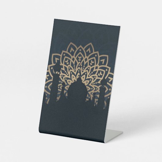 Welkom Ramadan Reclamebord Met Voetstuk (Voorkant)