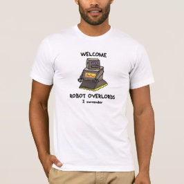 Welkom Robot Overlords print t-shirt (Spleenbot)