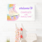 Welkom Roller Skateday Party Spandoek (Insitu)