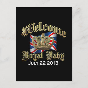 Welkom Royal Baby Keepomwille Briefkaart
