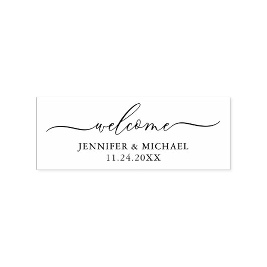 Welkom Rubberstempel (Afrduk)