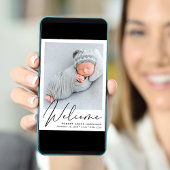 Welkom Script 4 Foto Geboorte Aankondiging