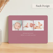 Welkom script | Aankondiging van de foto ter geboo