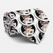 Welkom Sign Black Poker Chip Stropdas (Opgerold)