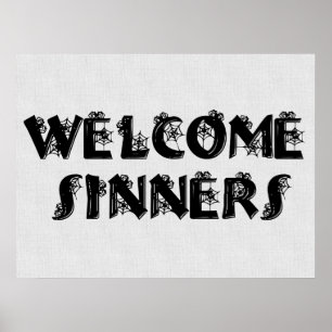 Welkom Sinners! Poster