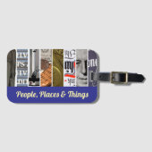 Welkom Slices van een Meeting Recovery Slogan Bagagelabel (Voorkant (horizontaal))