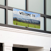  Welkom  Spandoek (Buitenkant Gebouw)