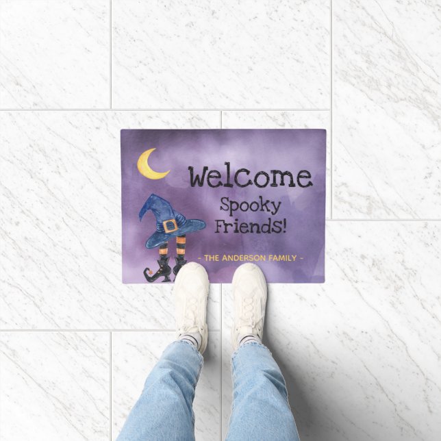 Welkom Spooky Friends Halloween Deurmat (Binnen)