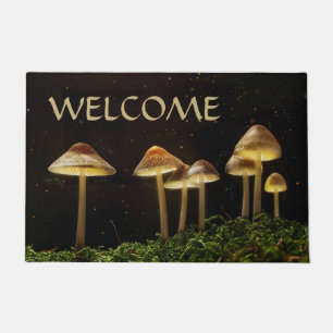 Welkom Sterrennacht Ggloed Mushrooms Deurmat