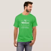 Welkom! T-shirt (Voorkant volledig)